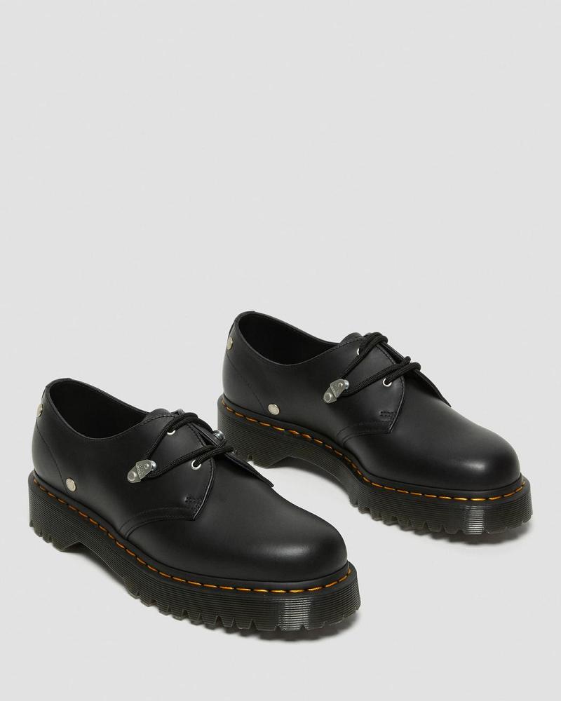 Dr Martens 1461 Bex Stud Leren Oxford Schoenen Heren Zwart | NL 226XYU